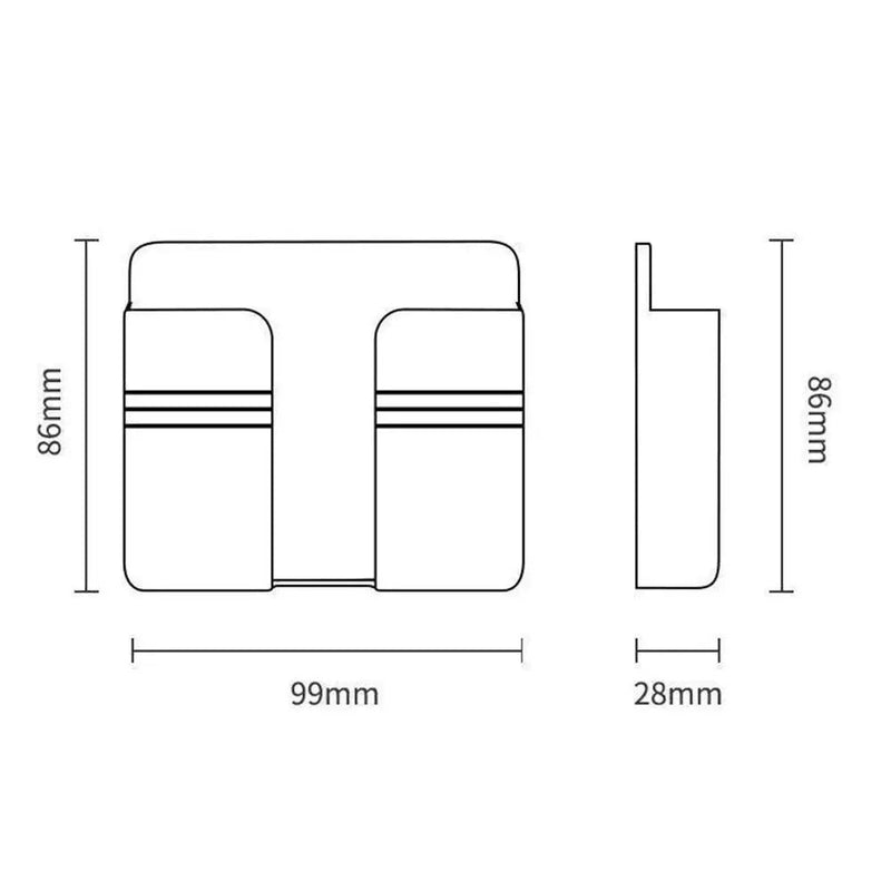 Transforme seu Espaço com o Organizador Supremo OLOPKY: Suporte de Parede para Carregamento de Celulares
